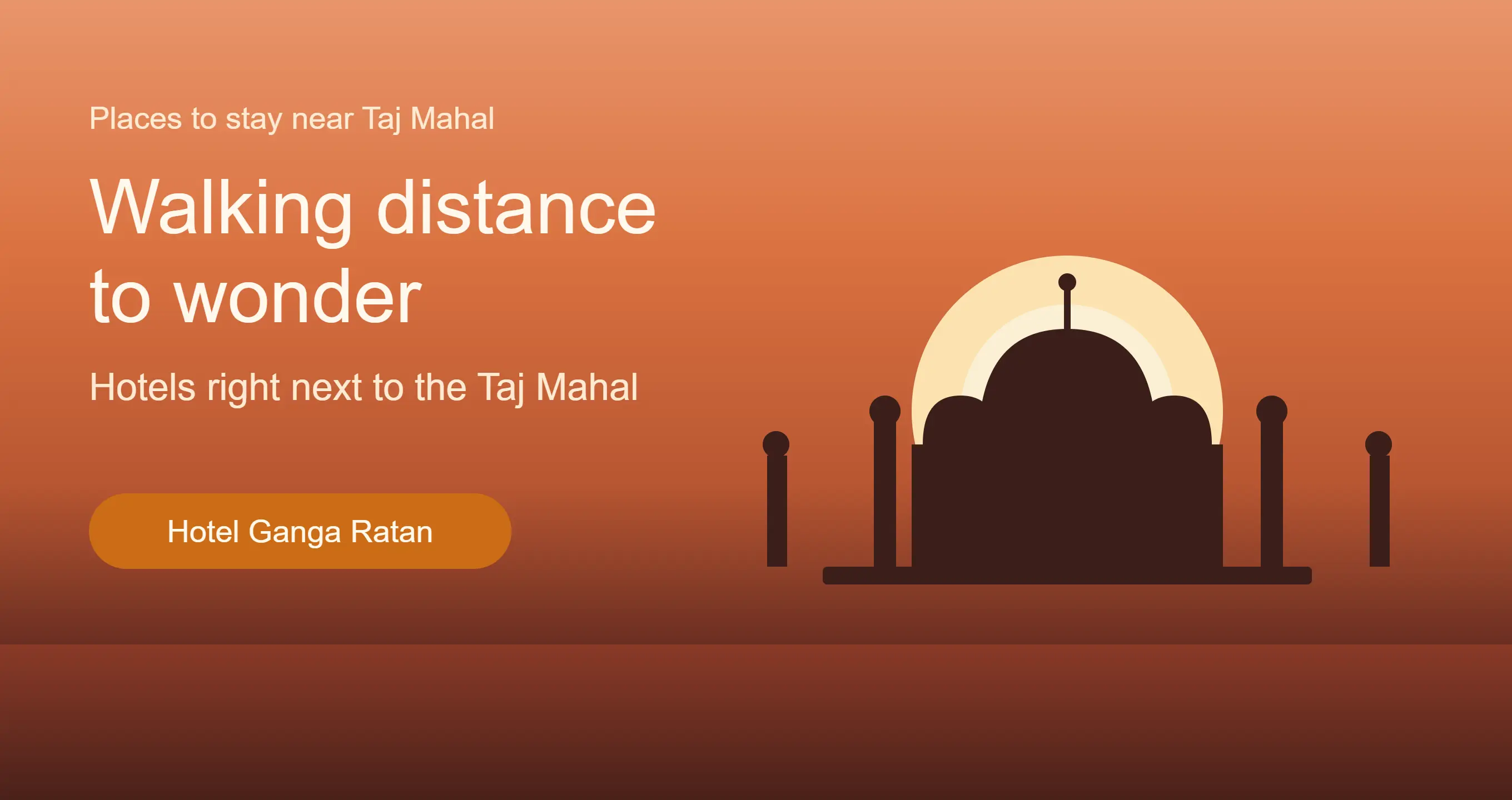 Walking Distance to Wonder: Hotels Right Next to the Taj Mahal